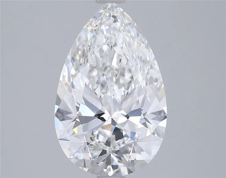 2.86ct Pear Lab Grown Diamond (Colour D, Clarity VVS2, IGI Certified)