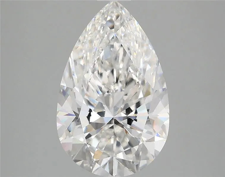 2.86ct Pear Lab Grown Diamond (Colour F, Clarity VVS1, IGI Certified)