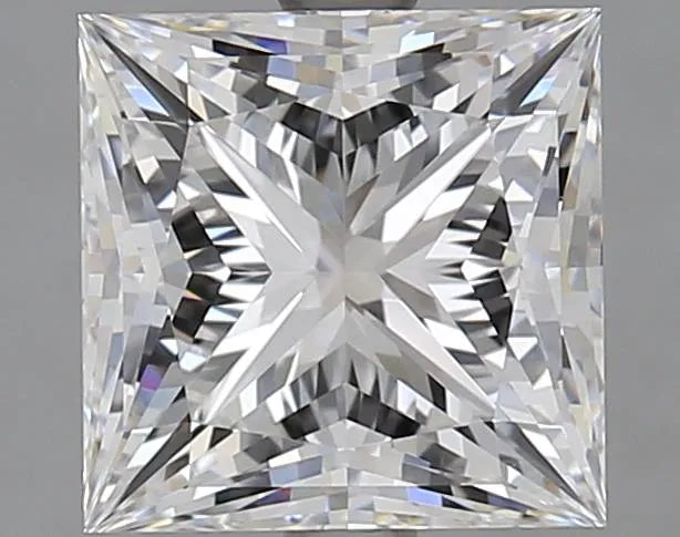 2.86ct Princess Lab Grown Diamond (Colour D, Clarity FL, Cut EX, IGI Certified)