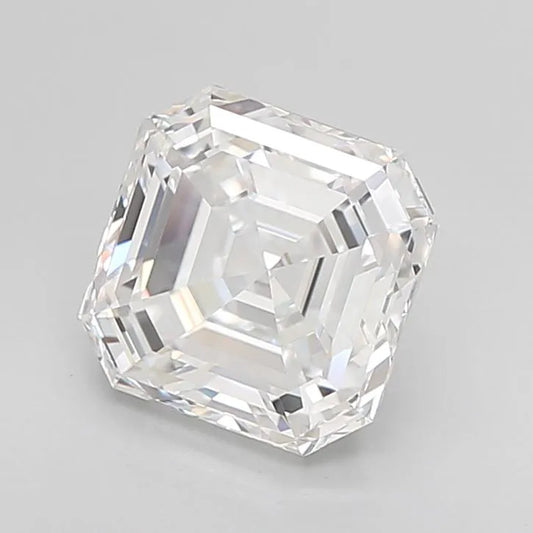 2.87ct Asscher Lab Grown Diamond (Colour D, Clarity IF, IGI Certified)