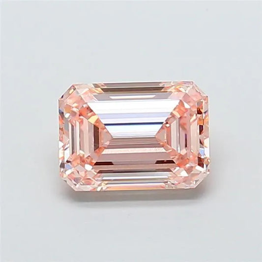 2.87ct Emerald Lab Grown Diamond (Colour Fancy Intense Pink, Clarity VVS2, IGI Certified)