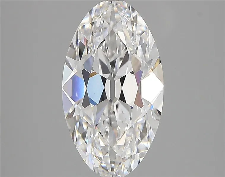 2.87ct Oval Lab Grown Diamond (Colour D, Clarity VVS2, IGI Certified)