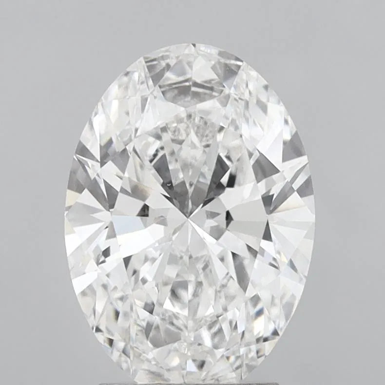 2.87ct Oval Lab Grown Diamond (Colour D, Clarity VVS2, IGI Certified)