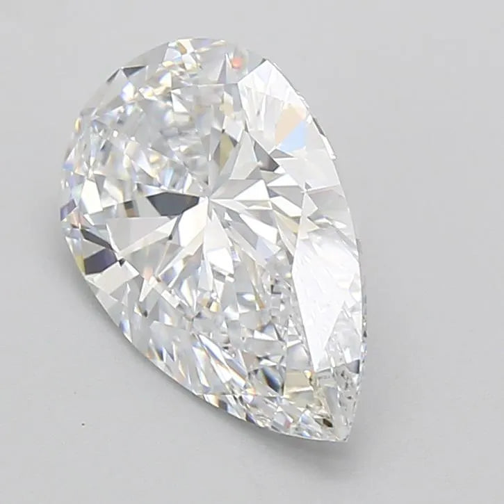 2.87ct Pear Lab Grown Diamond (Colour D, Clarity VVS1, IGI Certified)