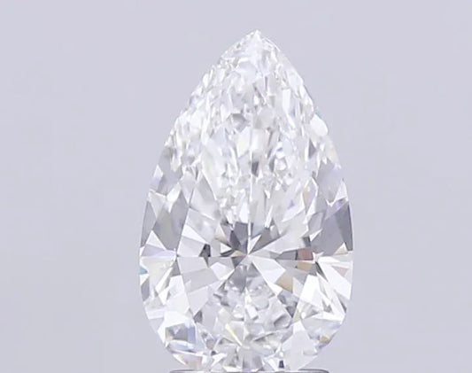 2.87ct Pear Lab Grown Diamond (Colour E, Clarity IF, IGI Certified)