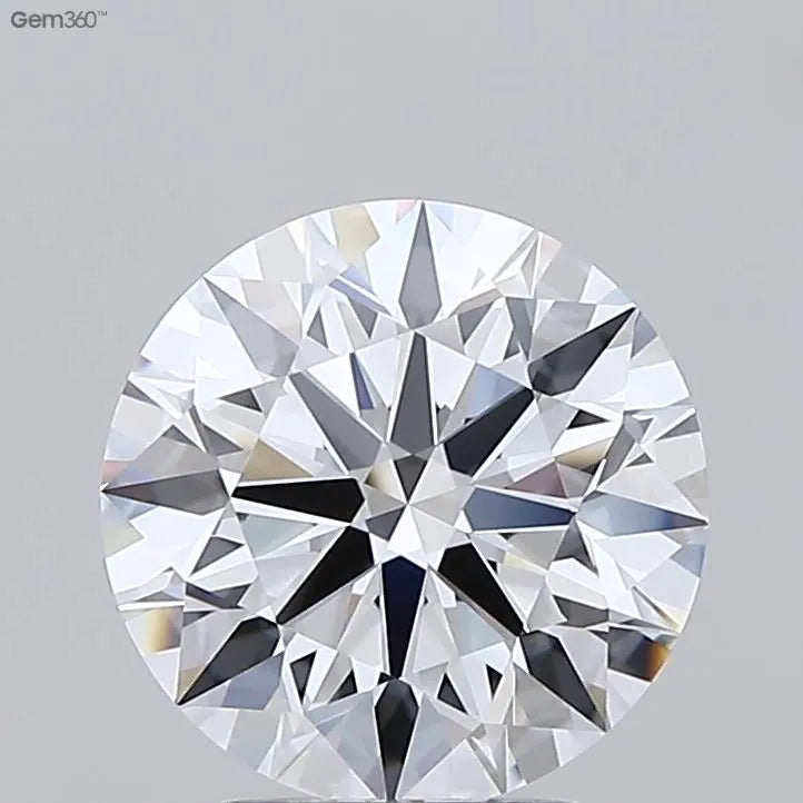 2.87ct Round Lab Grown Diamond (Colour F, Clarity IF, Cut ID, IGI Certified)