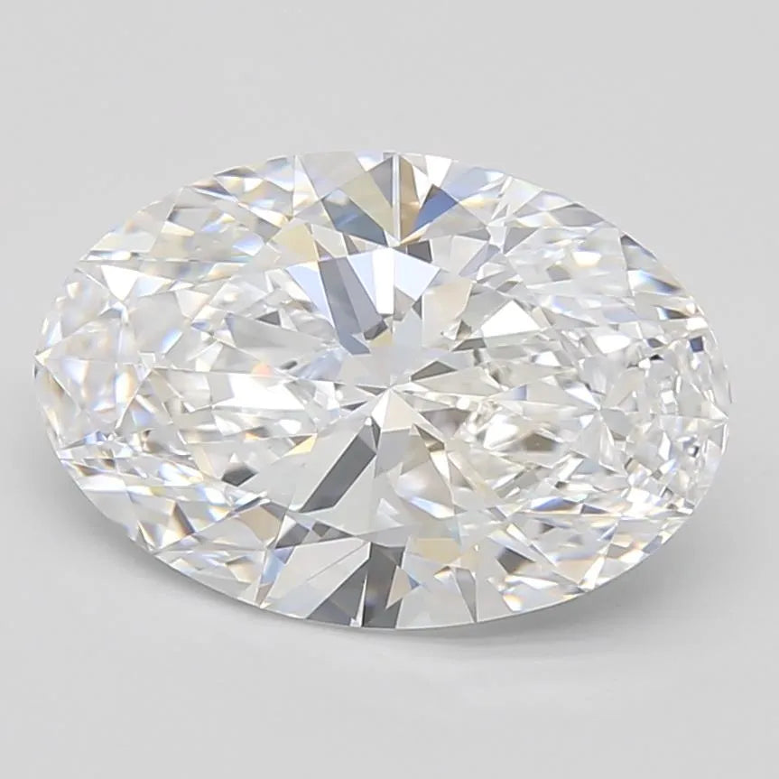 2.88ct Oval Lab Grown Diamond (Colour D, Clarity IF, GIA Certified)