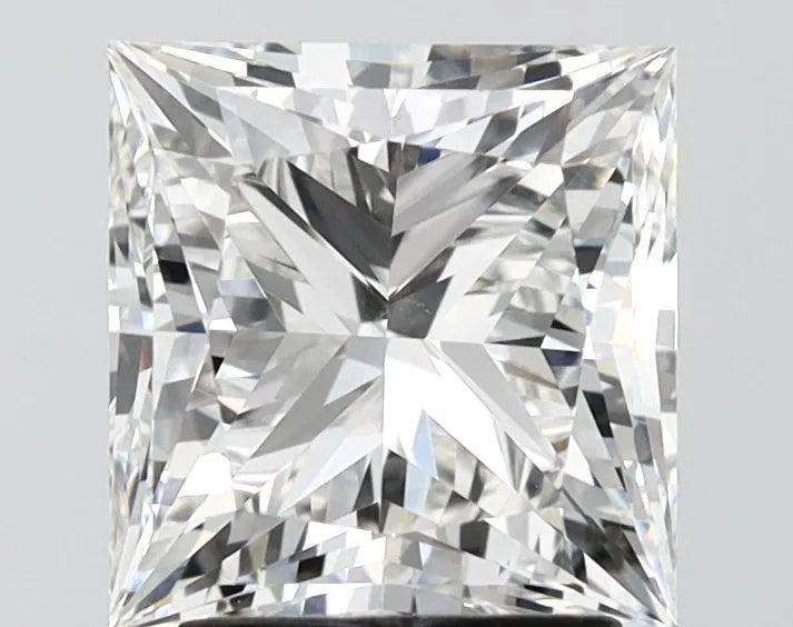 2.88ct Princess Lab Grown Diamond (Colour F, Clarity VVS2, IGI Certified)