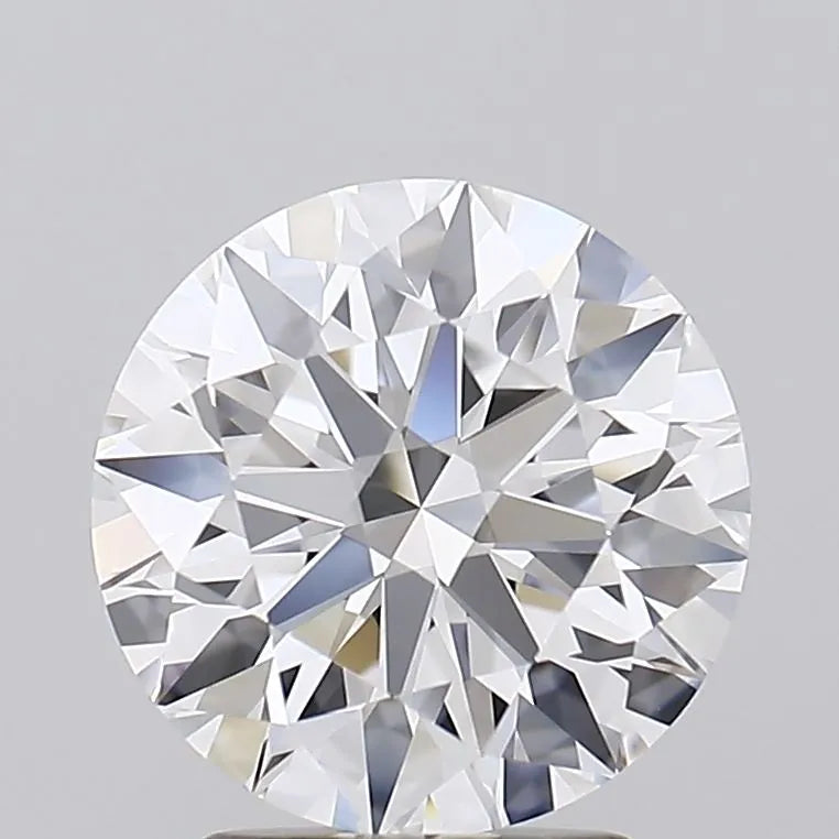 2.88ct Round Lab Grown Diamond (Colour D, Clarity IF, Cut ID, IGI Certified)