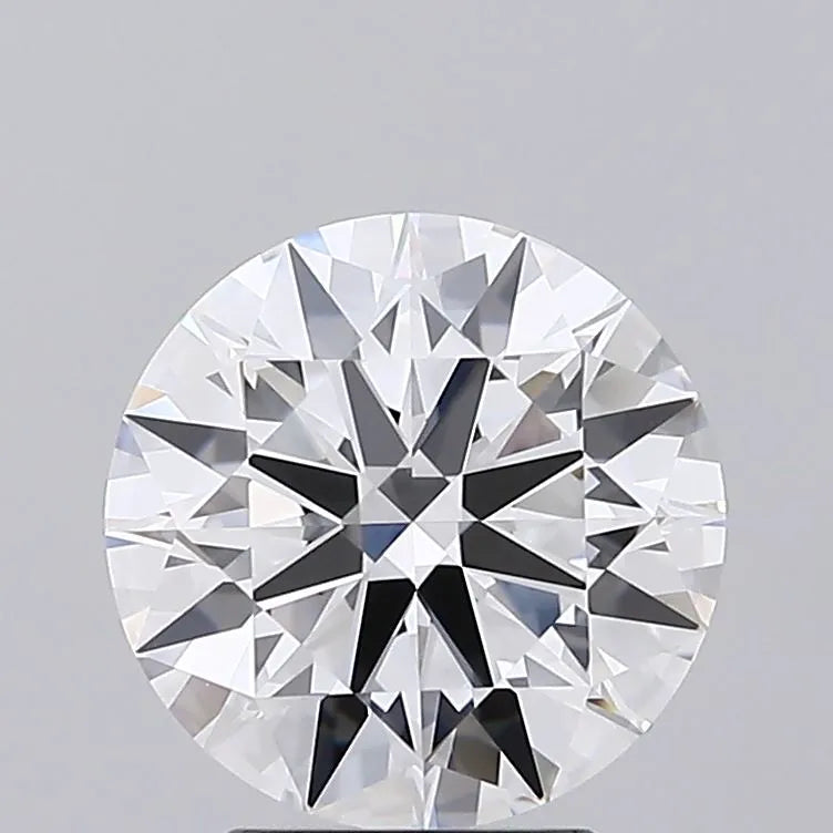 2.88ct Round Lab Grown Diamond (Colour E, Clarity IF, Cut ID, IGI Certified)