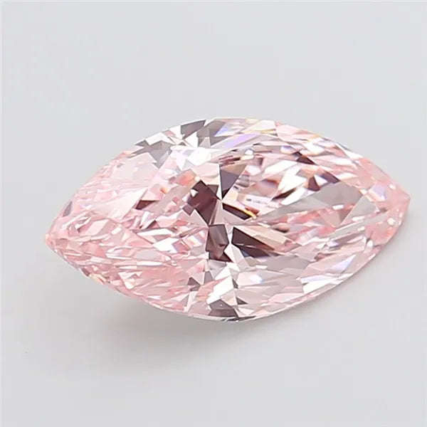 2.89ct Marquise Lab Grown Diamond (Colour Fancy Intense Pink, Clarity VVS2, IGI Certified)