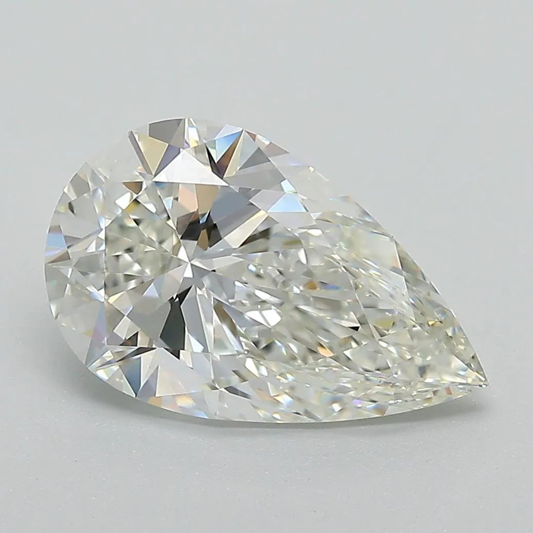 2.89ct Pear Lab Grown Diamond (Colour G, Clarity VVS1, IGI Certified)