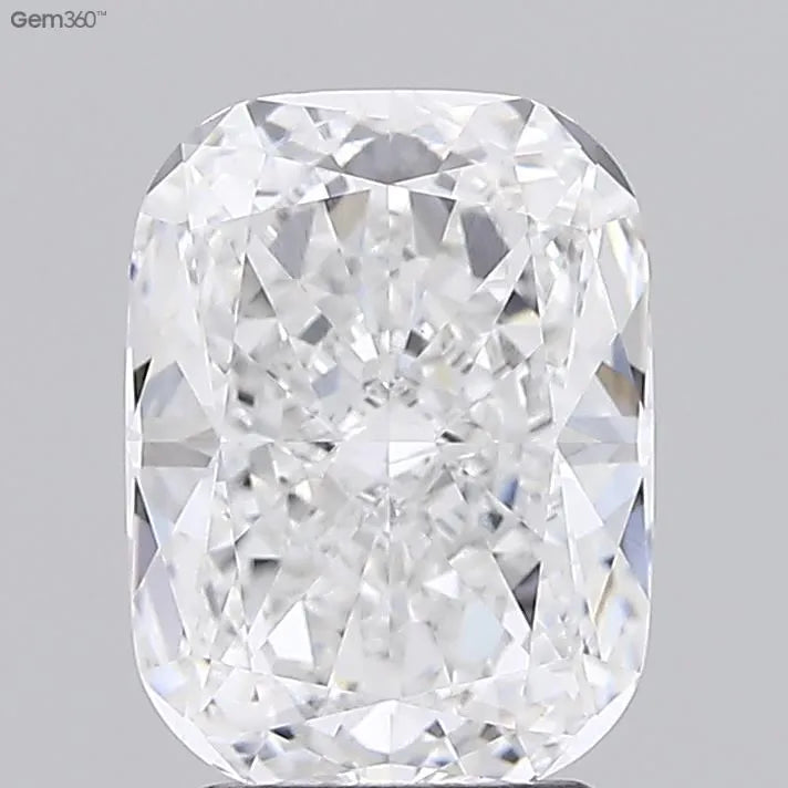 2.90ct Cushion modified Lab Grown Diamond (Colour D, Clarity VVS2, IGI Certified)