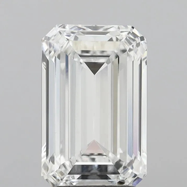 2.90ct Emerald Lab Grown Diamond (Colour E, Clarity VVS2, IGI Certified)