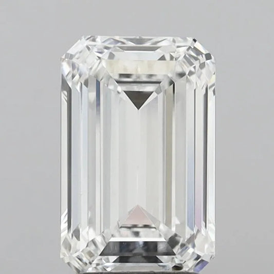 2.90ct Emerald Lab Grown Diamond (Colour E, Clarity VVS2, IGI Certified)