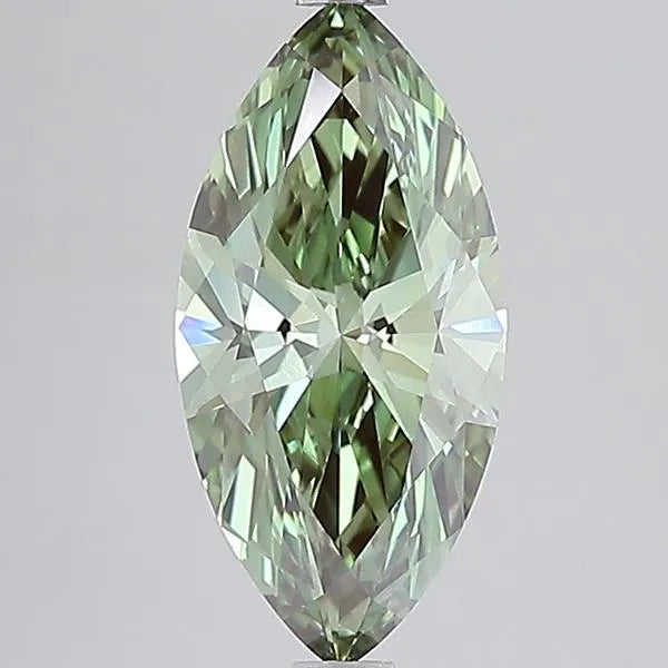 2.90ct Marquise Lab Grown Diamond (Colour Fancy Vivid Green, Clarity VVS2, IGI Certified)