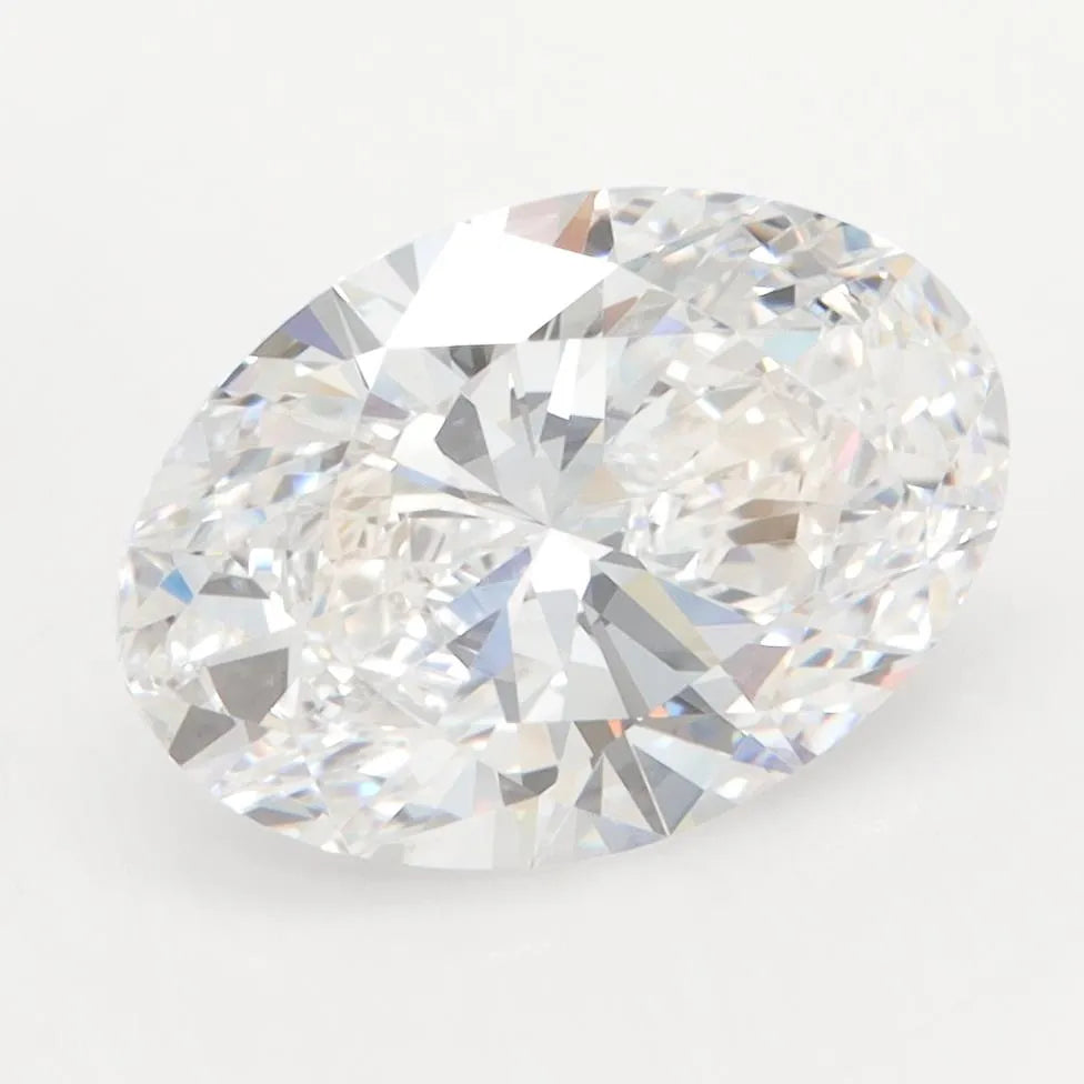 2.90ct Oval Lab Grown Diamond (Colour D, Clarity IF, IGI Certified)