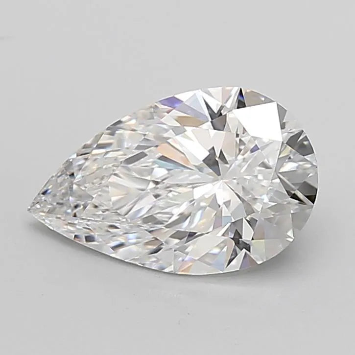 2.90ct Pear Lab Grown Diamond (Colour D, Clarity IF, Cut EX, IGI Certified)
