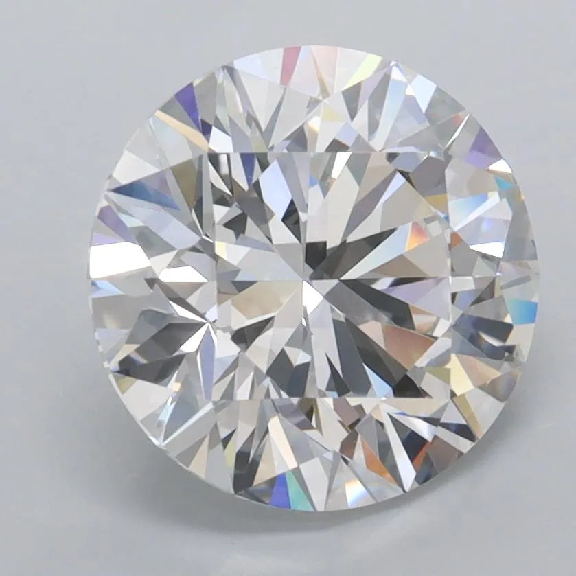 2.90ct Round Lab Grown Diamond (Colour D, Clarity FL, Cut ID, IGI Certified)