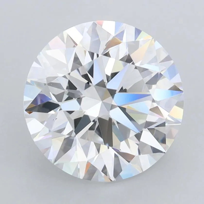 2.90ct Round Lab Grown Diamond (Colour D, Clarity FL, Cut ID, IGI Certified)
