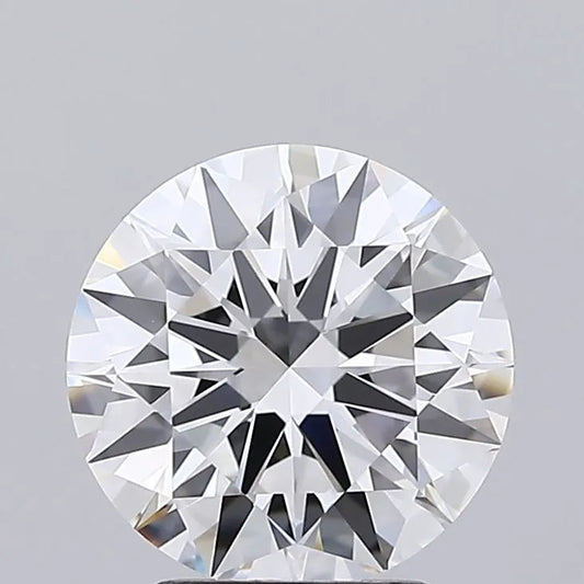 2.90ct Round Lab Grown Diamond (Colour D, Clarity IF, Cut ID, IGI Certified)