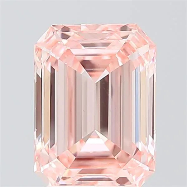 2.91ct Emerald Lab Grown Diamond (Colour Fancy Intense Pink, Clarity VVS2, IGI Certified)