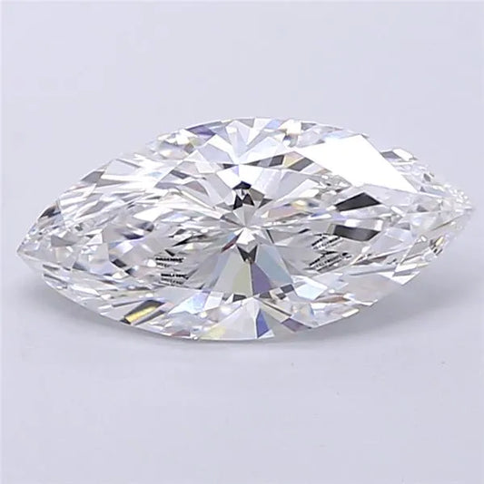 2.91ct Marquise Lab Grown Diamond (Colour D, Clarity VVS1, IGI Certified)