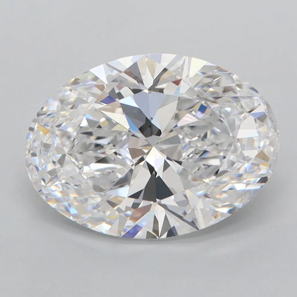 2.91ct Oval Lab Grown Diamond (Colour D, Clarity FL, IGI Certified)