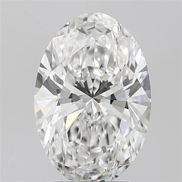 2.91ct Oval Lab Grown Diamond (Colour E, Clarity VVS2, IGI Certified)
