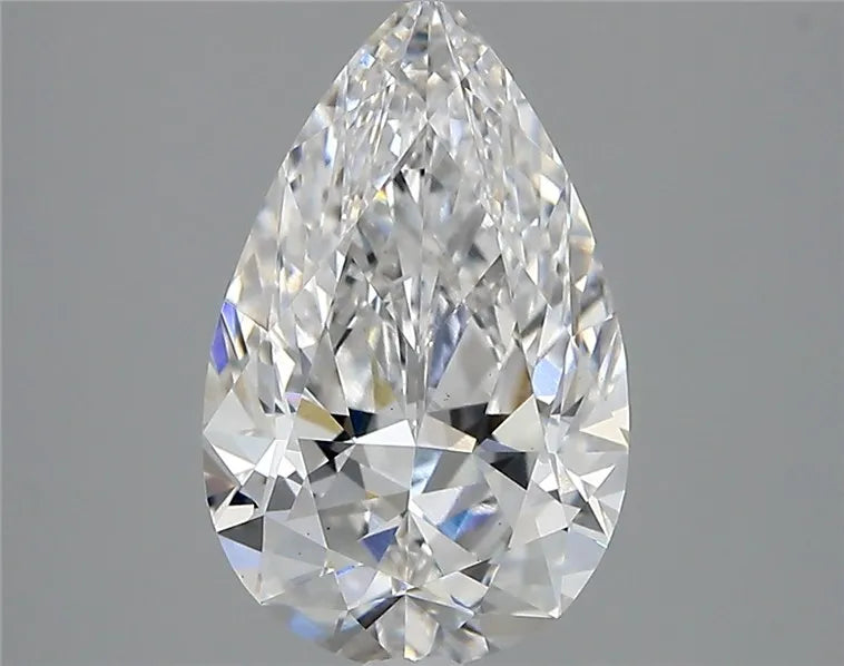 2.91ct Pear Lab Grown Diamond (Colour E, Clarity VVS2, IGI Certified)