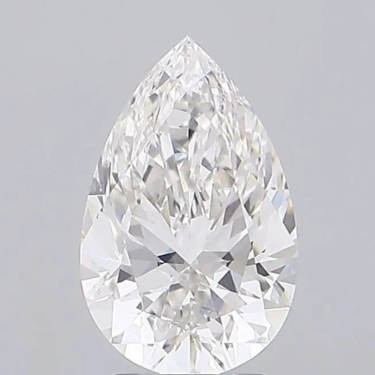 2.91ct Pear Lab Grown Diamond (Colour G, Clarity VVS2, IGI Certified)