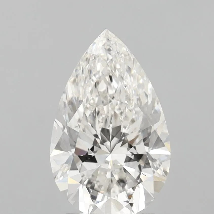 2.91ct Pear Lab Grown Diamond (Colour G, Clarity VVS2, IGI Certified)