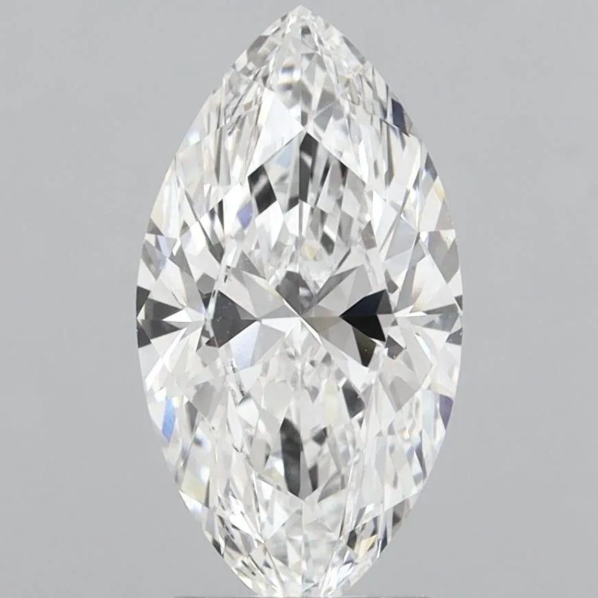 2.92ct Marquise Lab Grown Diamond (Colour E, Clarity VVS2, IGI Certified)