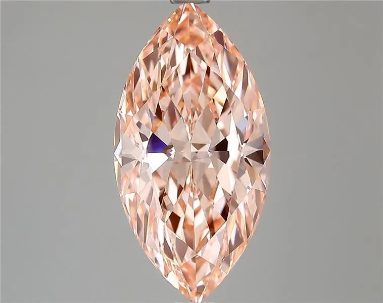 2.92ct Marquise Lab Grown Diamond (Colour Fancy Vivid Pink, Clarity VVS1, IGI Certified)