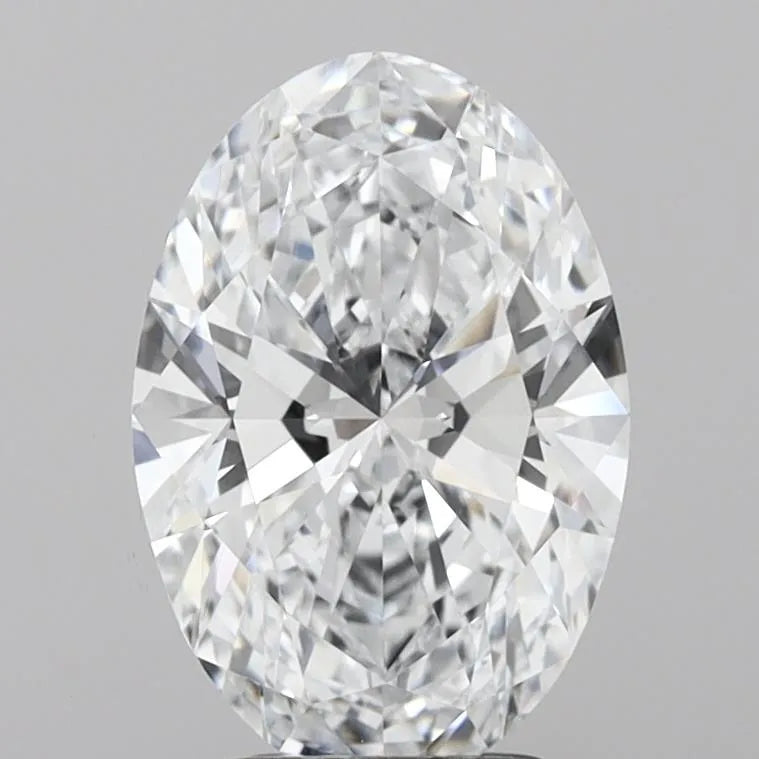 2.92ct Oval Lab Grown Diamond (Colour E, Clarity IF, IGI Certified)
