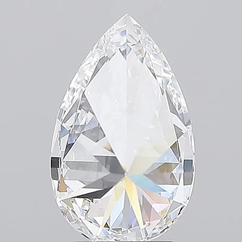 2.92ct Pear Lab Grown Diamond (Colour D, Clarity VVS2, IGI Certified)
