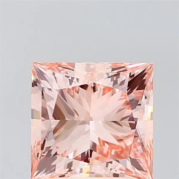 2.92ct Princess Lab Grown Diamond (Colour Fancy Intense Pink, Clarity VVS2, IGI Certified)