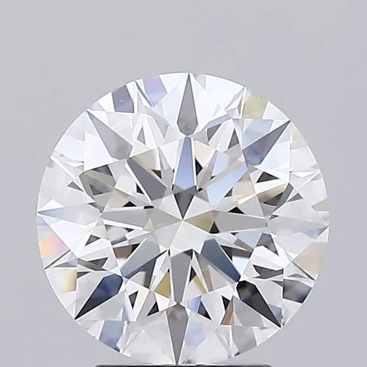 2.92ct Round Lab Grown Diamond (Colour D, Clarity IF, Cut ID, IGI Certified)