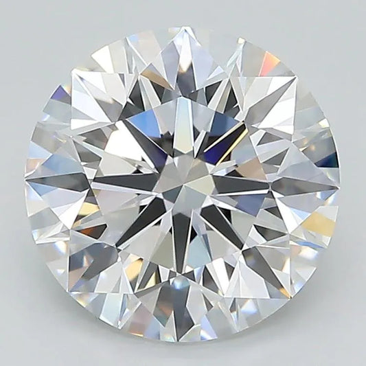 2.92ct Round Lab Grown Diamond (Colour D, Clarity VVS1, Cut EX, GIA Certified)