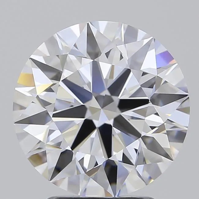 2.92ct Round Lab Grown Diamond (Colour E, Clarity IF, Cut ID, IGI Certified)