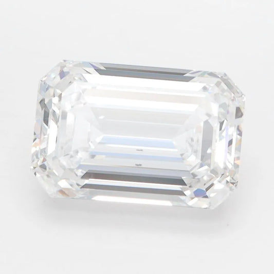 2.93ct Emerald Lab Grown Diamond (Colour D, Clarity IF, IGI Certified)