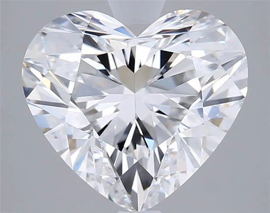 2.93ct Heart Lab Grown Diamond (Colour E, Clarity VVS1, GIA Certified)