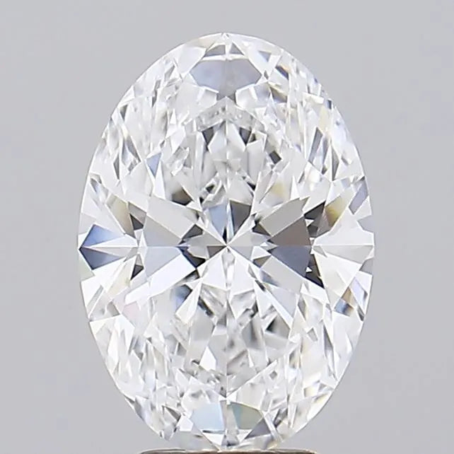 2.93ct Oval Lab Grown Diamond (Colour D, Clarity VVS2, GIA Certified)
