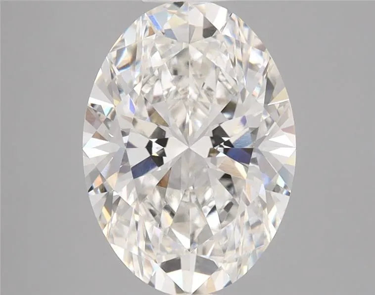 2.93ct Oval Lab Grown Diamond (Colour E, Clarity VVS2, IGI Certified)