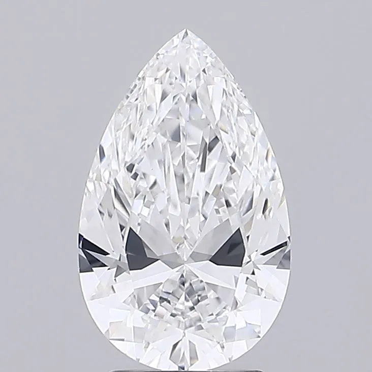 2.93ct Pear Lab Grown Diamond (Colour D, Clarity VVS2, IGI Certified)