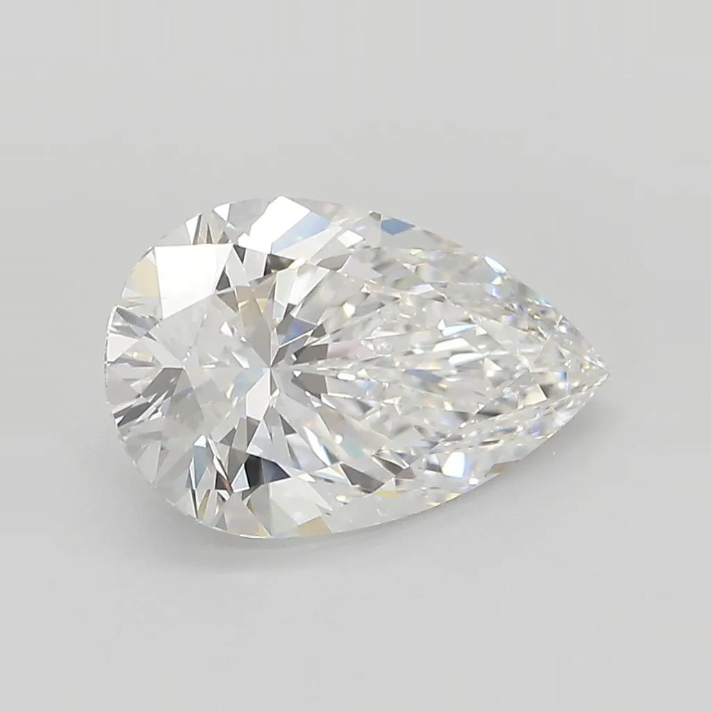 2.93ct Pear Lab Grown Diamond (Colour E, Clarity VVS2, IGI Certified)