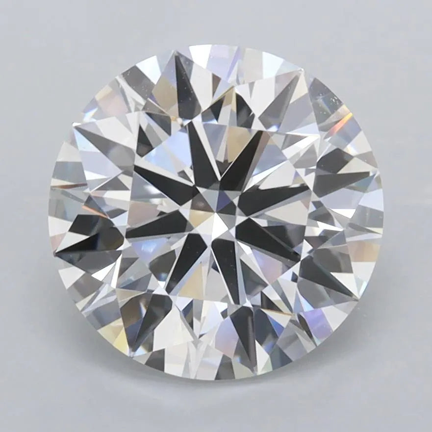 2.93ct Round Lab Grown Diamond (Colour D, Clarity FL, Cut ID, IGI Certified)