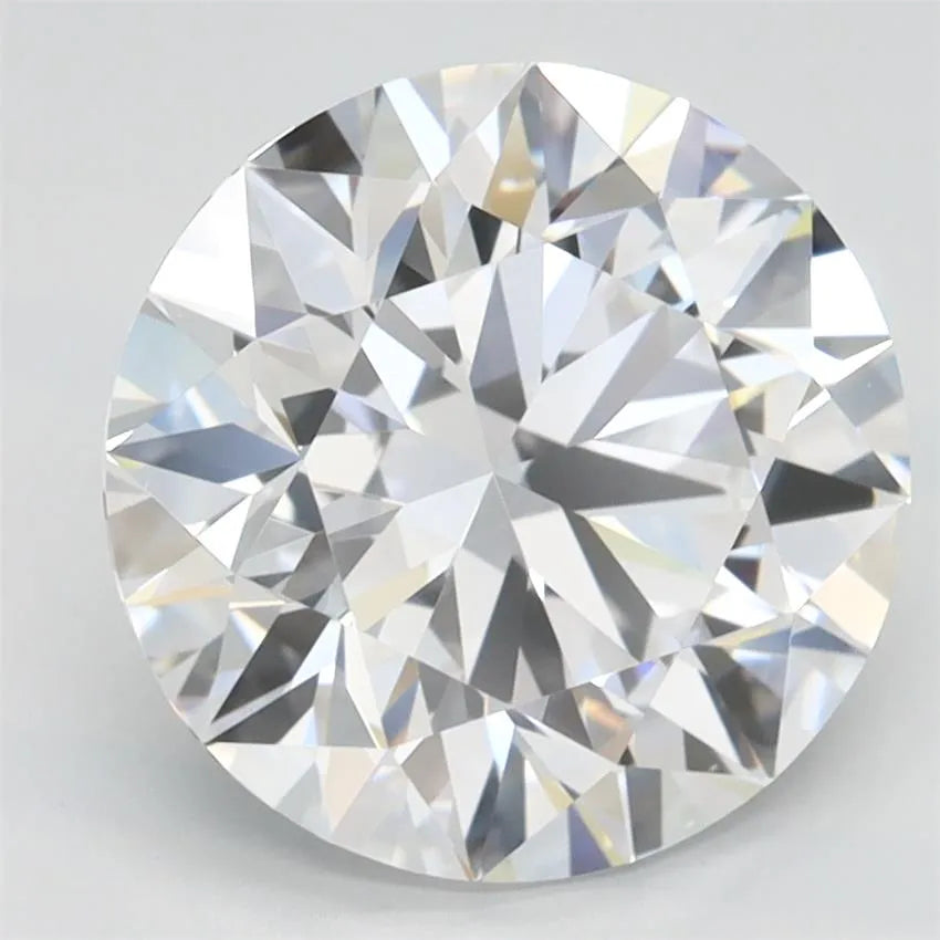 2.93ct Round Lab Grown Diamond (Colour D, Clarity IF, Cut ID, IGI Certified)