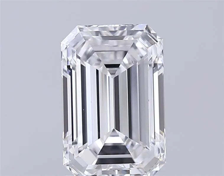 2.94ct Emerald Lab Grown Diamond (Colour D, Clarity IF, IGI Certified)