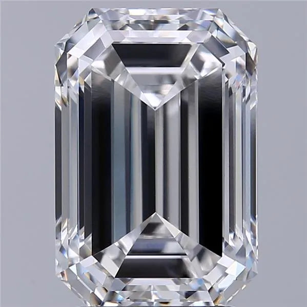 2.94ct Emerald Lab Grown Diamond (Colour D, Clarity VVS1, IGI Certified)